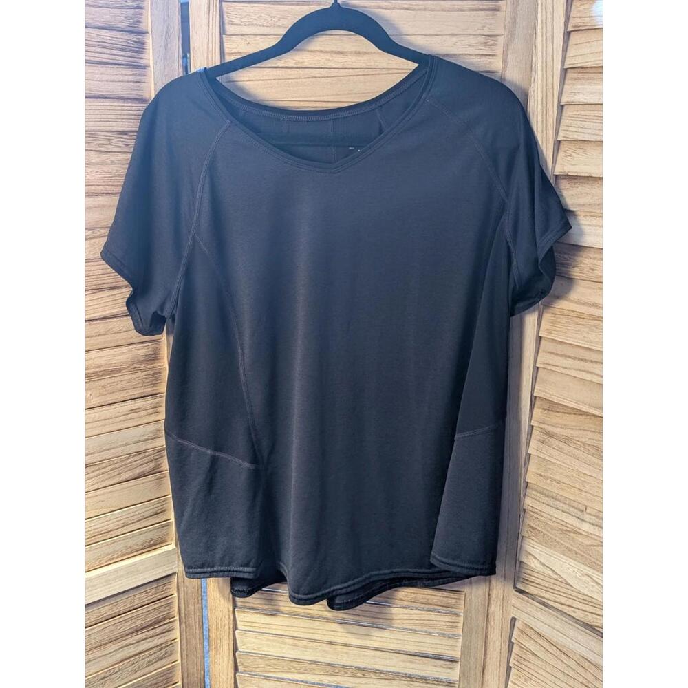 Tek Gear Women’s Workout Gear Black Tshirt Size XXL